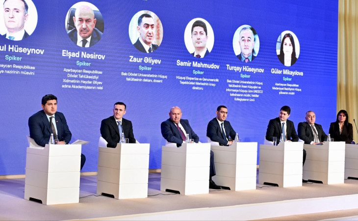 Panel sessiya: Azərbaycan Respublikasının Konstitusiyası və mədəni dəyərlərimiz