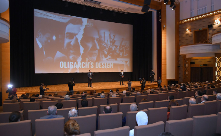 В киноцентре «Низами» состоялся показ документального фильма The Oligarch’s Design
