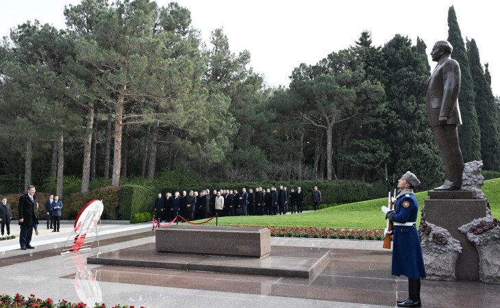 Turkish Vice President Cevdet Yılmaz pays tribute to National Leader Heydar Aliyev