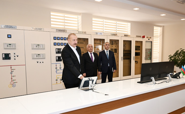 “Xankəndi-1” elektrik yarımstansiyası istismara verilib 