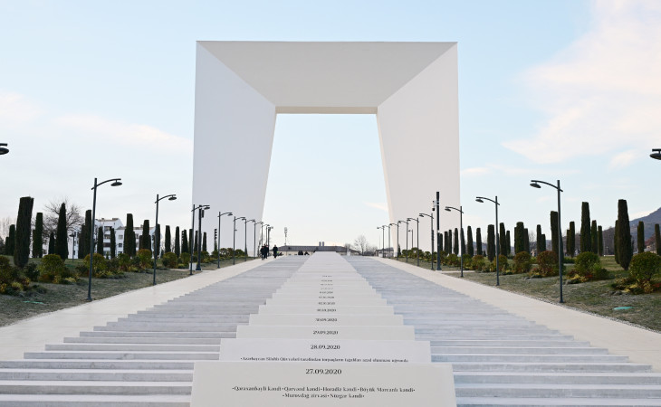Xankəndi şəhərində Zəfər parkı