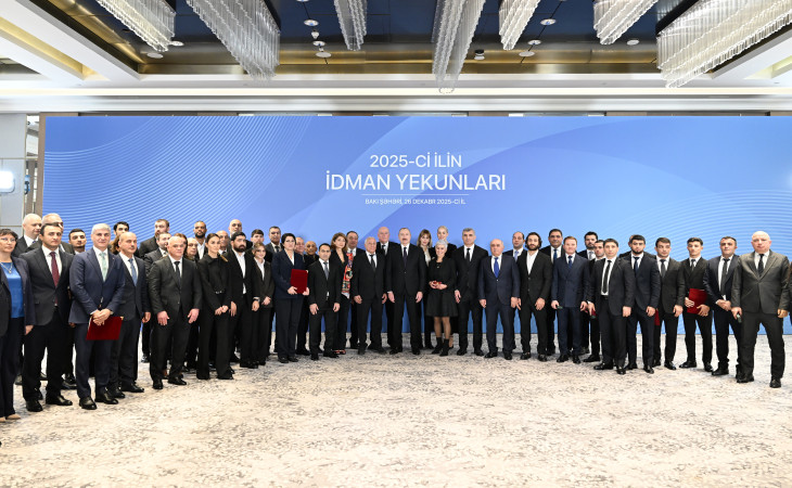 President Ilham Aliyev attended ceremony dedicated to 2025 sports results
