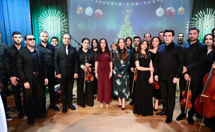Leyla Əliyeva və Alena Əliyeva DOST İnklüziv İnkişaf və Yaradıcılıq Mərkəzini ziyarət ediblər