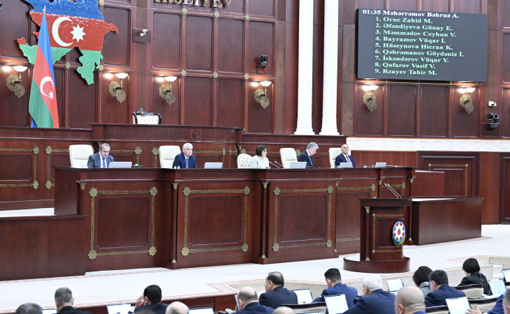 Milli Məclisin payız sessiyasının son plenar iclası keçirilir