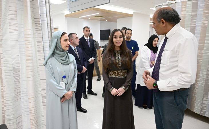 Leyla Aliyeva visits Sultan Qaboos Comprehensive Cancer Care and Research Center in Muscat