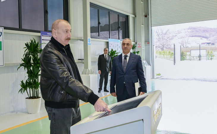 Prezident İlham Əliyev Ağdərə rayonunda “Qozlukörpü” Su Elektrik Stansiyasının açılışında iştirak edib 
