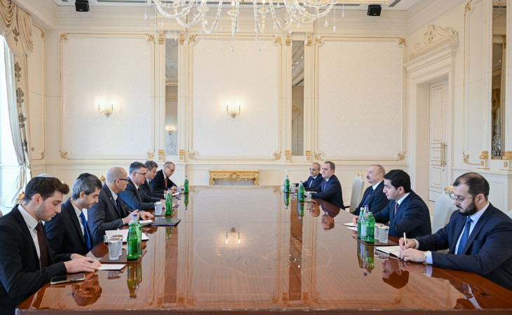 Prezident İlham Əliyev İsrail Dövlətinin xarici işlər nazirini qəbul edib 