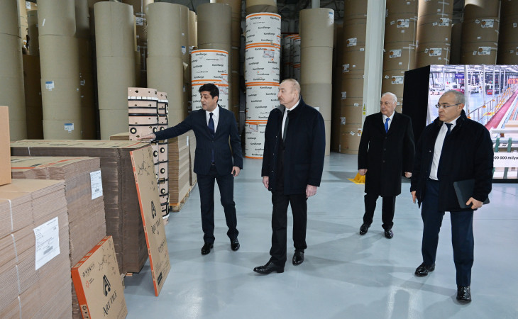 Cardboard and box packaging production facility inaugurated in Sumgayit Industrial Park