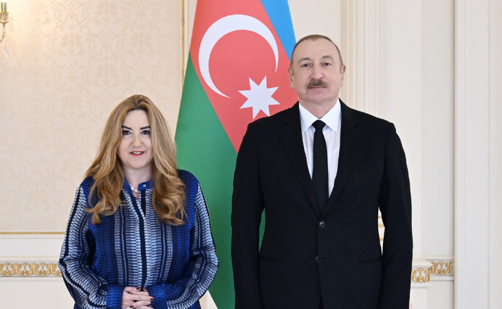 Prezident İlham Əliyev Yunanıstanın ölkəmizdə yeni təyin olunmuş səfirinin etimadnaməsini qəbul edib