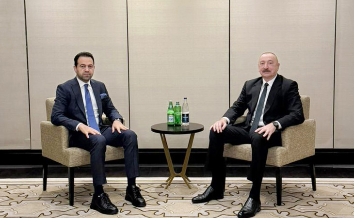 Prezident İlham Əliyevin Əbu-Dabidə Müsəlman Ağsaqqalları Şurasının baş katibi ilə görüşü olub