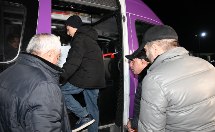 Ağdam şəhərinə növbəti köç karvanı yola salınıb 