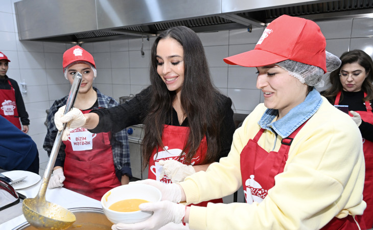 Leyla Əliyeva Qubada iftar məclisində iştirak edib