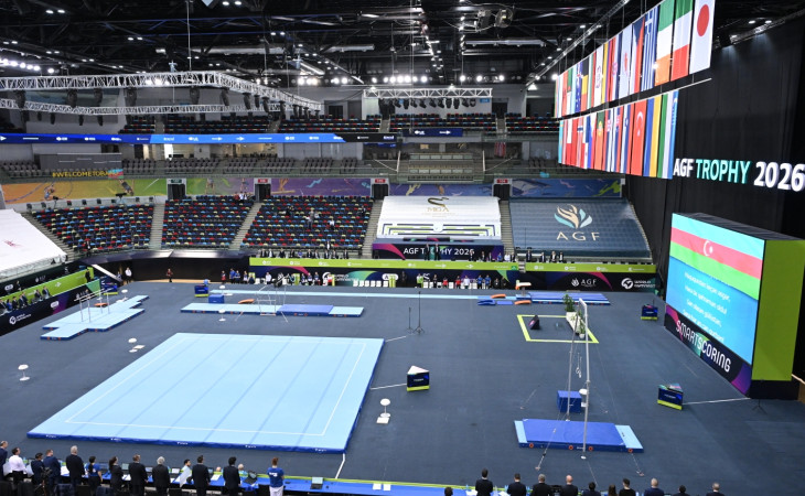 Bakıda idman gimnastikası üzrə Dünya Kuboku start götürüb