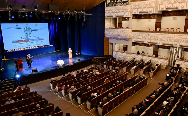 Akademik Milli Dram Teatrında Milli Teatr Günü münasibətilə təntənəli tədbir
