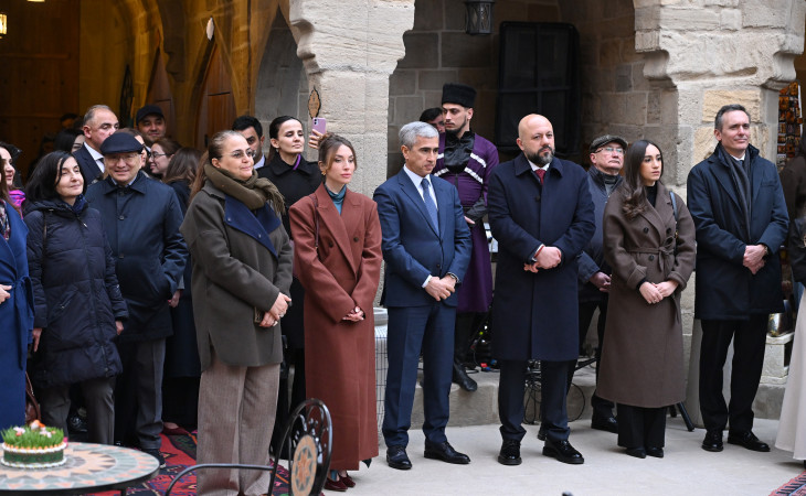 Buxara karvansarasının əsaslı bərpa və konservasiya işlərindən sonra açılışı olub
