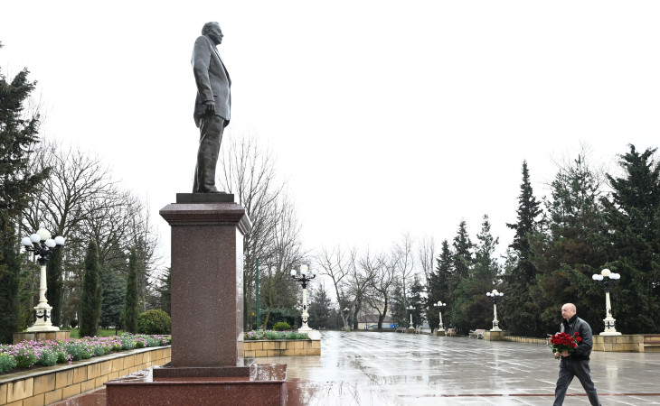 Prezident İlham Əliyev Şamaxı rayonuna səfər edib