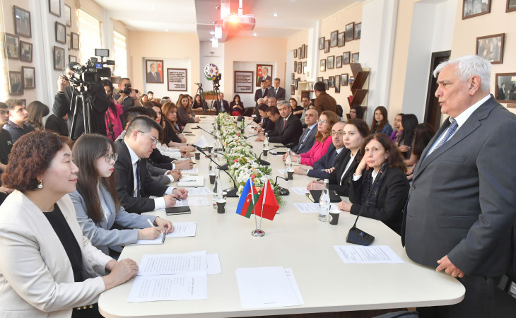 ADU-da Azərbaycan-Çin diplomatik münasibətlərinin 34-cü ildönümü qeyd olunub