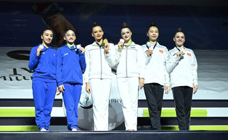 Azərbaycan gimnastları “AGF Trophy”də gümüş medal qazanıblar