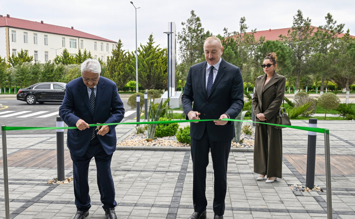 President Ilham Aliyev attended opening of International Training Center at National Aviation Academy