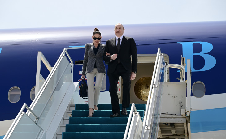 President of Azerbaijan Ilham Aliyev arrived in Türkiye for working visit
