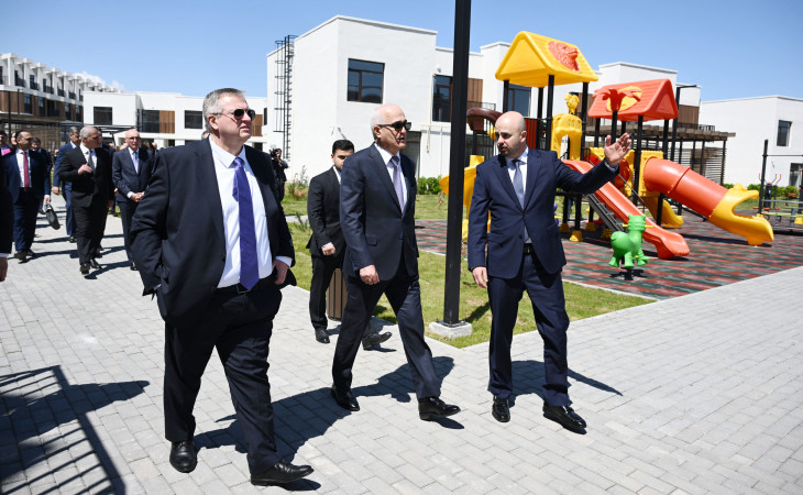 Azərbaycan və Rusiya rəsmiləri Zəngilan şəhərinə gəliblər