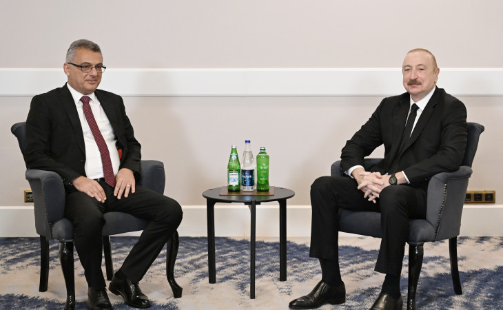 Azərbaycan Prezidenti İlham Əliyevin Antalyada Şimali Kipr Prezidenti ilə görüşü olub