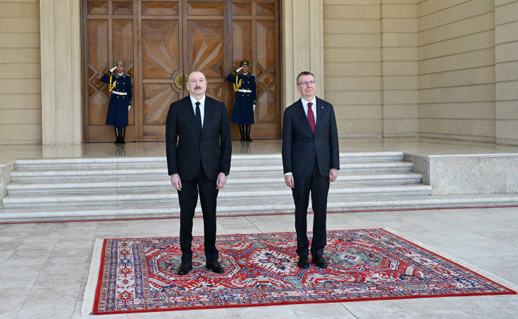 Official welcome ceremony held for President of Latvia 