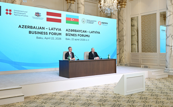 Bakıda Azərbaycan-Latviya biznes-forumu keçirilib