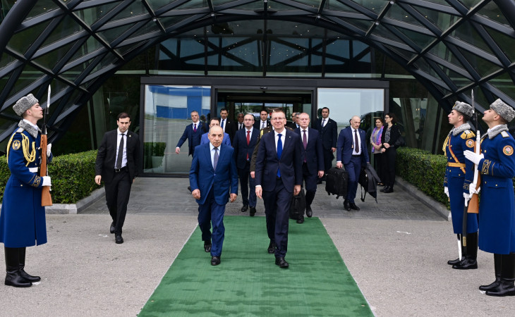 Latviya Prezidentinin Azərbaycana səfəri başa çatıb