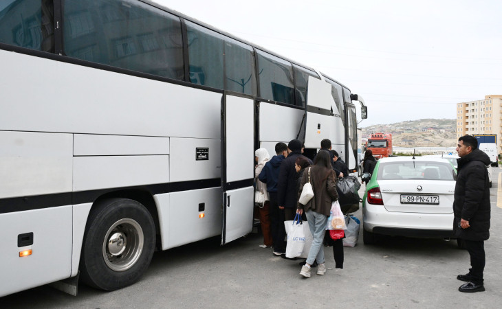 Ağdam şəhərinə növbəti köç karvanı yola salınıb 