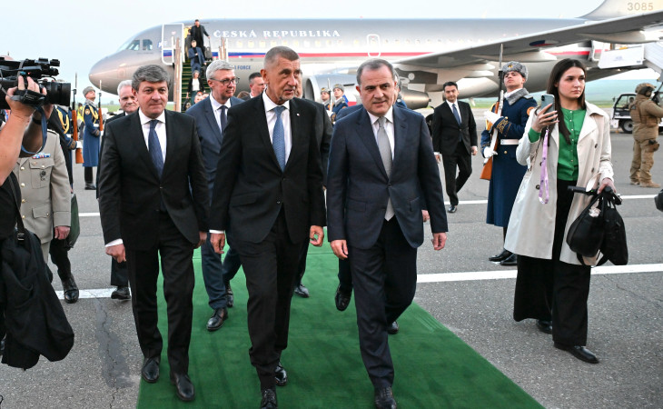 Çexiyanın Baş naziri Azərbaycana səfərə gəlib