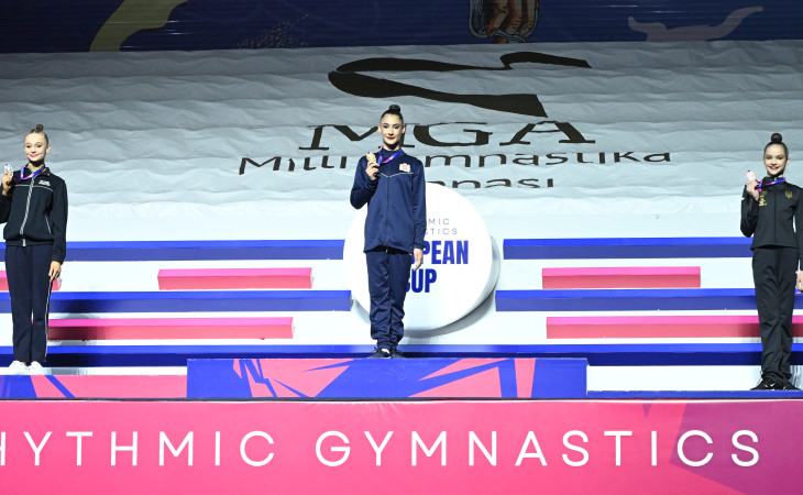Bakıda keçirilən bədii gimnastika üzrə Avropa Kubokunda ilk mükafatçılar bəlli olub