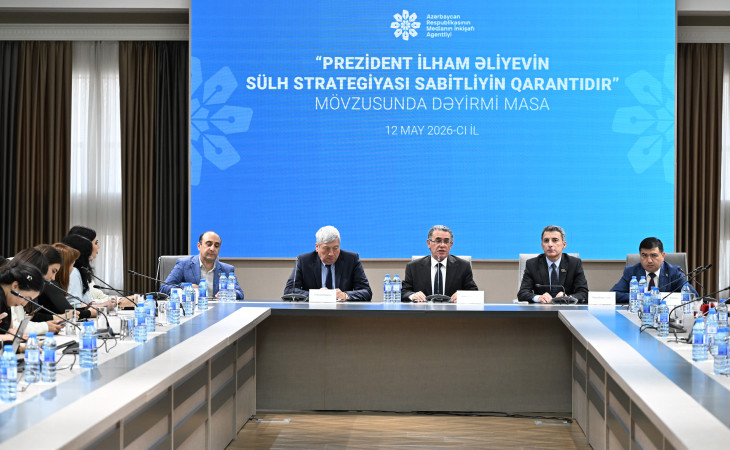 MEDİA-da dəyirmi masa: “Prezident İlham Əliyevin sülh strategiyası sabitliyin qarantıdır”