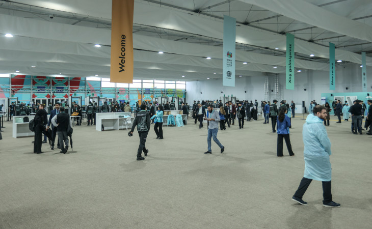 Baku Olympic Stadium: “Welcome to WUF13!” -  PHOTO REPORT