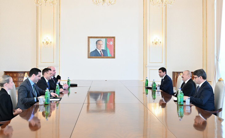 Prezident İlham Əliyev Slovakiya Baş nazirinin müavinini qəbul edib