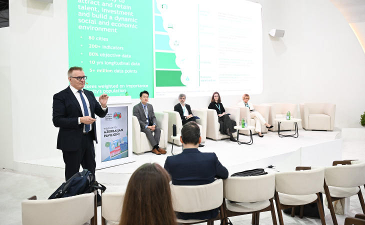 WUF13 çərçivəsində “Boston Consulting Group”un qlobal şəhərlər reytinqinin yeni nəşrinin təqdimatı olub