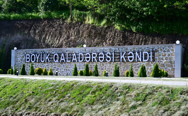 Şuşanın Böyük Qaladərəsi kəndinin açılışı