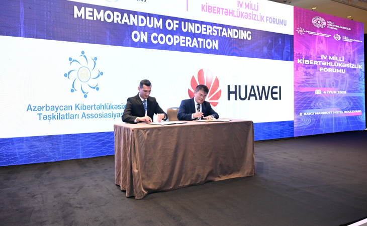 AKTA və “Huawei” şirkəti arasında əməkdaşlıq memorandumu imzalanıb