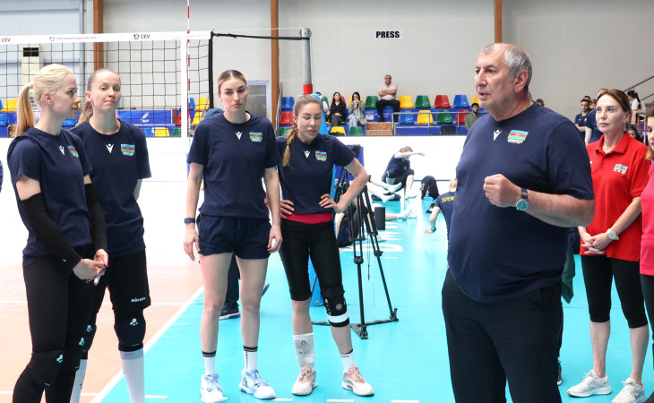 Qadın voleybolçulardan ibarət Azərbaycan millisi Avropa Liqasına hazırdır