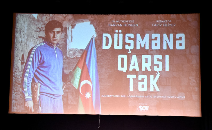 Azərbaycanın Milli Qəhrəmanı Natiq Qasımova həsr olunmuş 