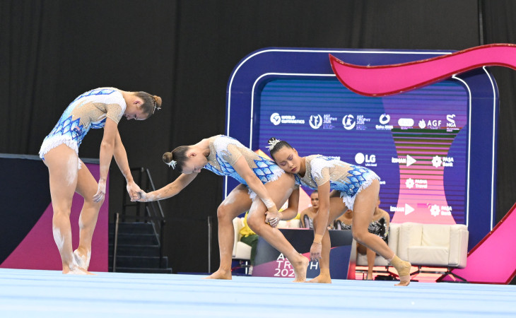 Bakıda akrobatika və aerobika gimnastikası üzrə Dünya Kubokuna yekun vurulub