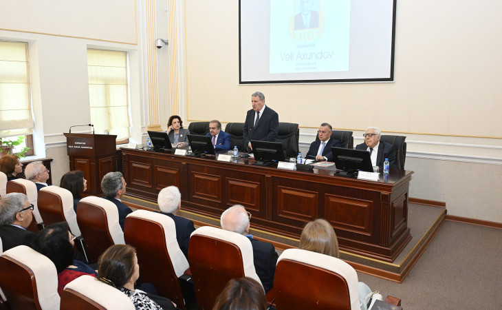 AMEA-da akademik Vəli Axundovun 110 illik yubileyi qeyd olunub