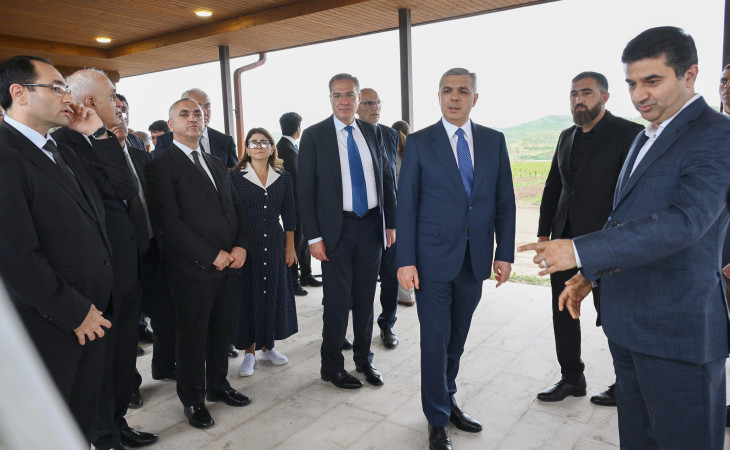 Xocalıda salınmış intensiv bağçılıq təsərrüfatları ilə tanışlıq