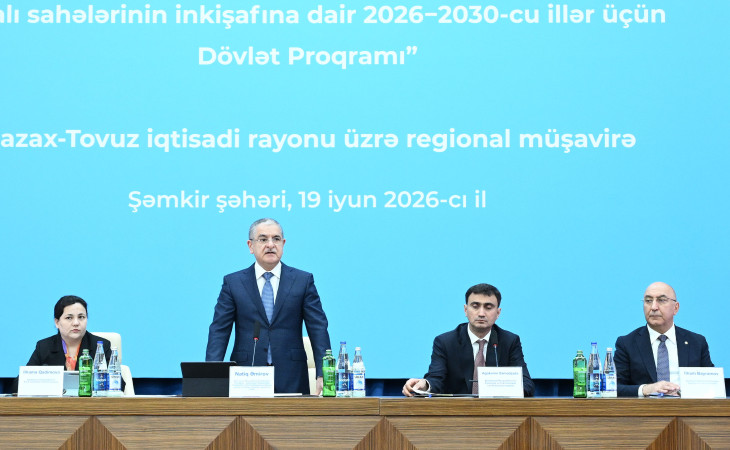 Şəmkirdə Qazax-Tovuz iqtisadi rayonu üzrə aqrar sahəyə dair regional müşavirə keçirilib