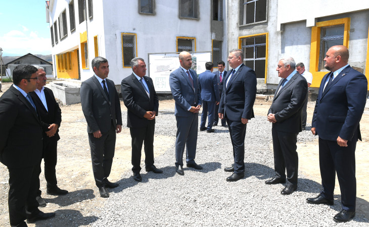 Həştərxan vilayətinin nümayəndə heyəti Qubadlıda tikilən uşaq bağçasında görülən işlərlə tanış olub