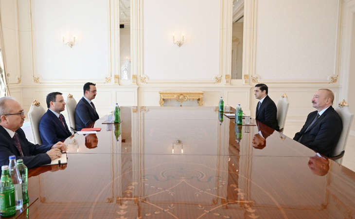 Prezident İlham Əliyev Türkiyənin ədliyyə nazirini qəbul edib