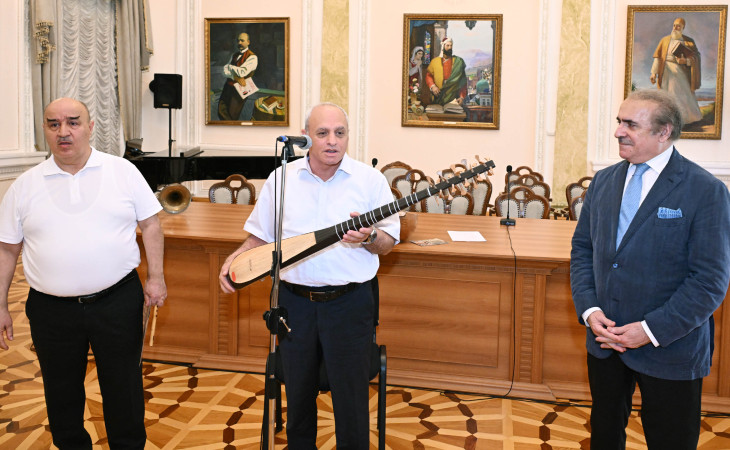“Nizami “Xəmsə”sində və Azərbaycan mədəni gerçəkliyində musiqi alətlərimiz” - elmi-bədii sessiya