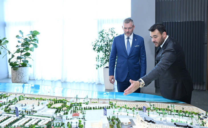 Slovakiya Prezidenti “Sea Breeze”lə tanış olub