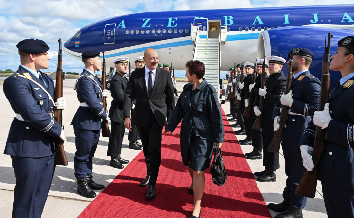 President of Azerbaijan Ilham Aliyev arrived in Germany for official visit 