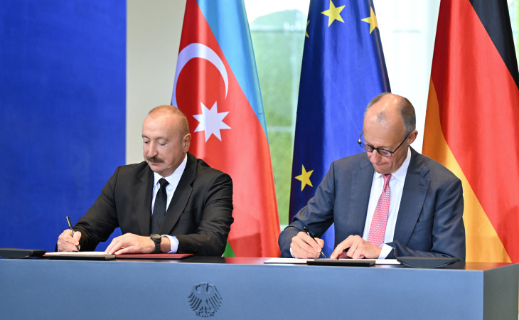 Berlində Azərbaycan-Almaniya sənədləri imzalanıb